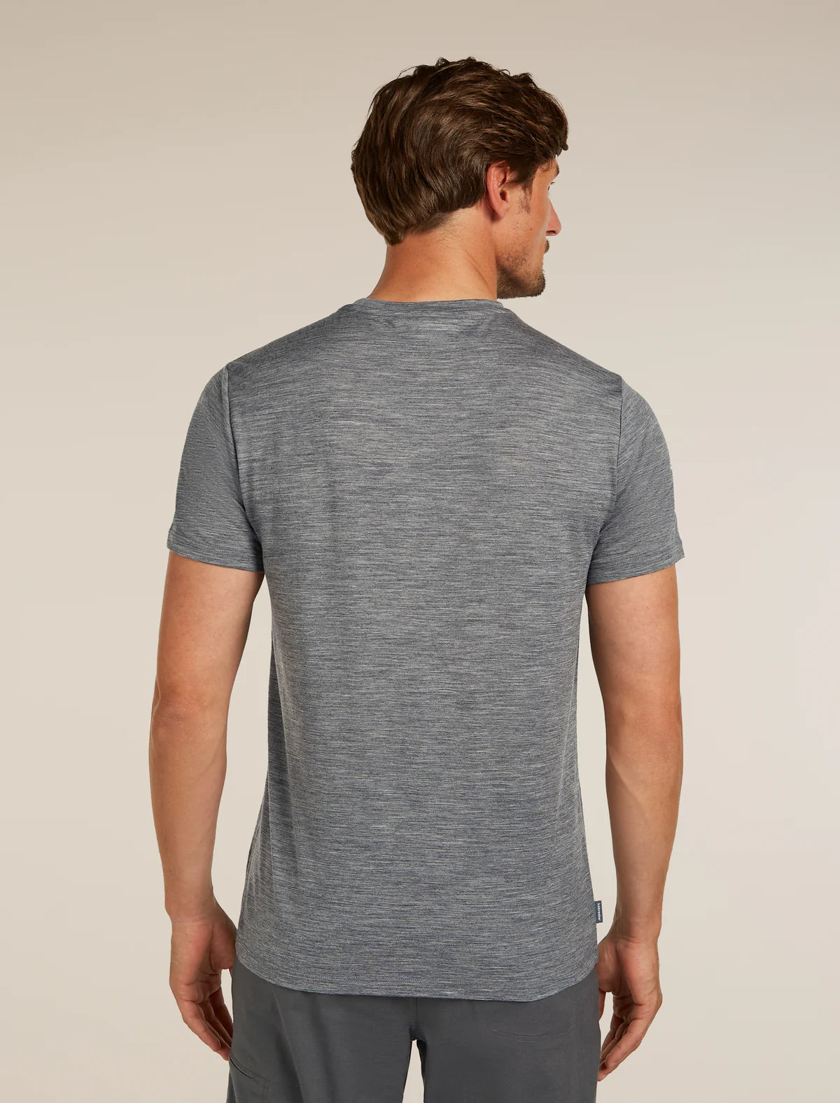 Icebreaker Merino 150 Tech Lite Short Sleeve T-Shirt (Men's) - Gritstone Heather
