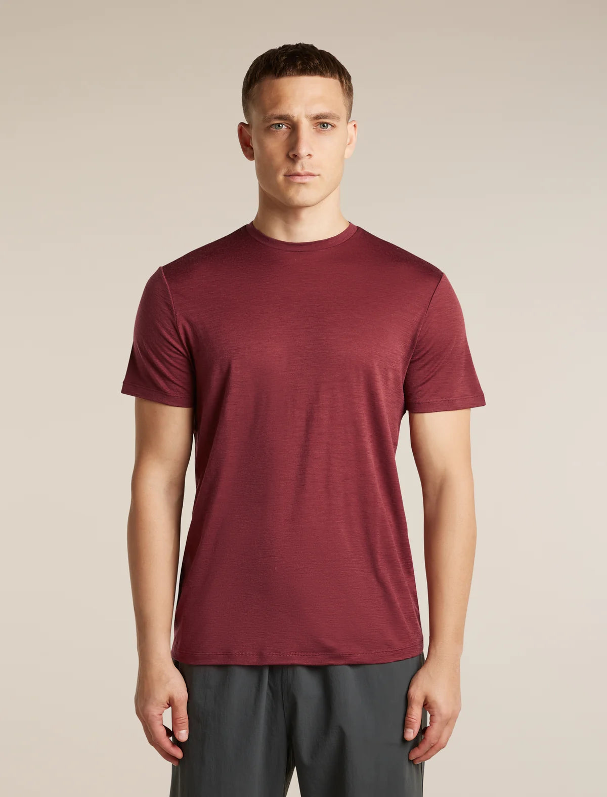 - Icebreaker Merino 150 Tech Lite Short Sleeve T-Shirt (Men's) - Port