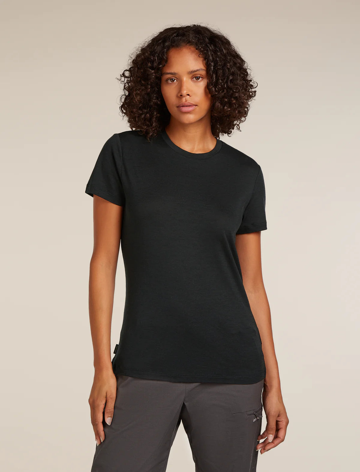 Icebreaker Merino 150 Tech Lite Short Sleeve T-Shirt (Women's) - Black