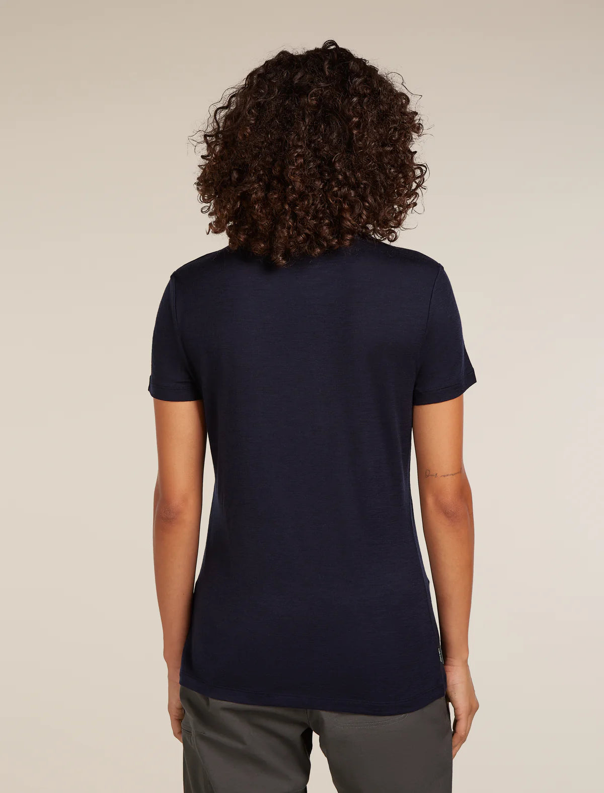 Icebreaker Merino 150 Tech Lite Short Sleeve T-Shirt (Women's) - Midnight Navy