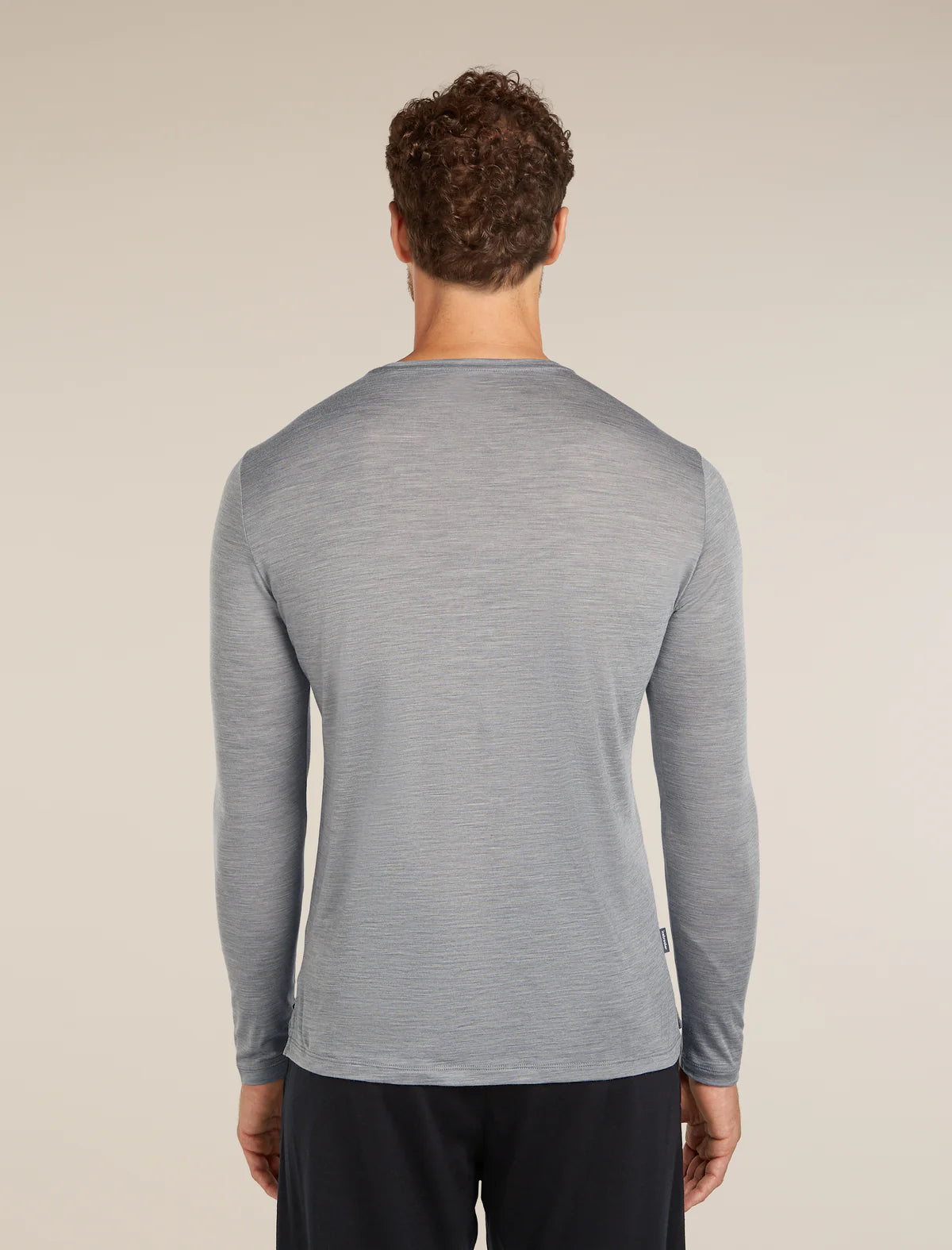 Icebreaker Merino Blend 125 Cool-Lite Sphere Long Sleeve T-Shirt (Men's) - Metro Heather