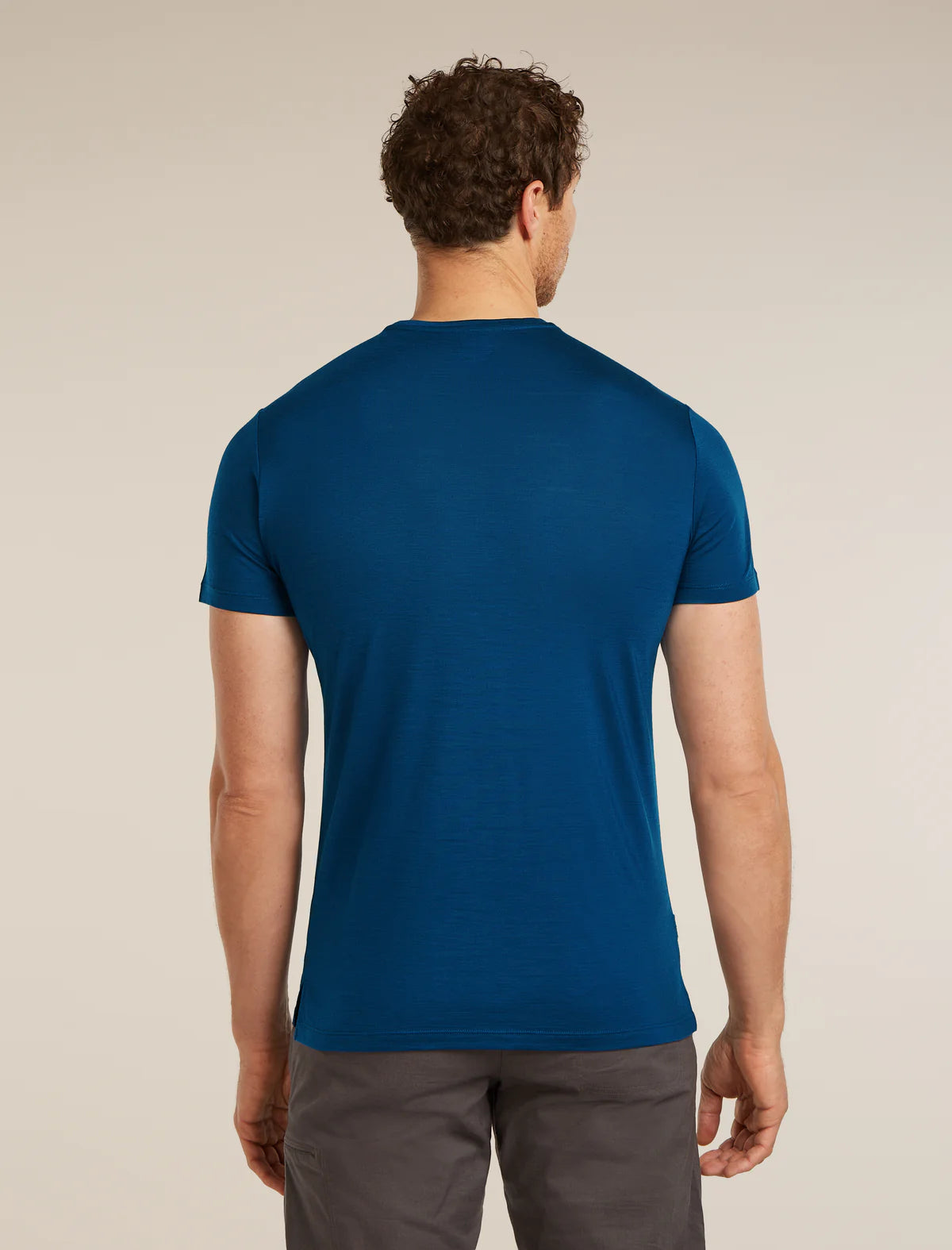 Icebreaker Merino Blend 125 Cool-Lite Sphere Short Sleeve T-Shirt (Men's) - Atlantis