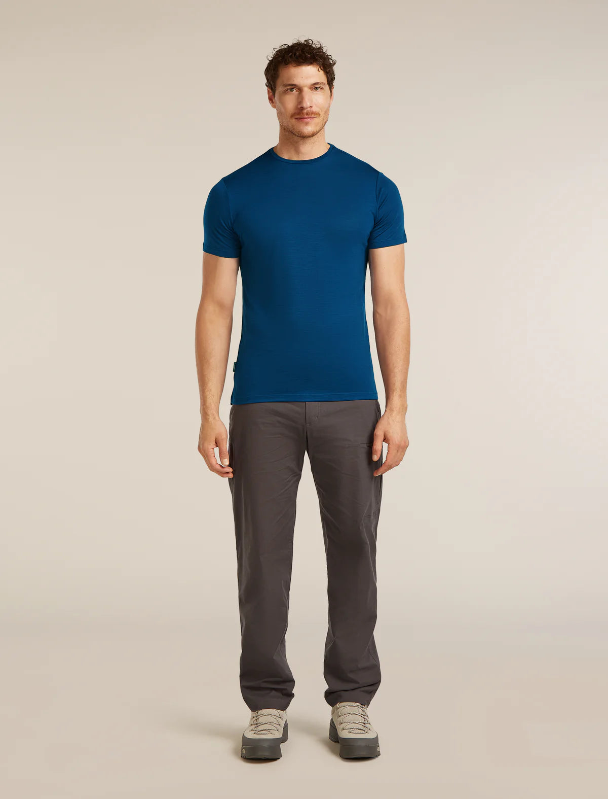 Icebreaker Merino Blend 125 Cool-Lite Sphere Short Sleeve T-Shirt (Men's) - Atlantis