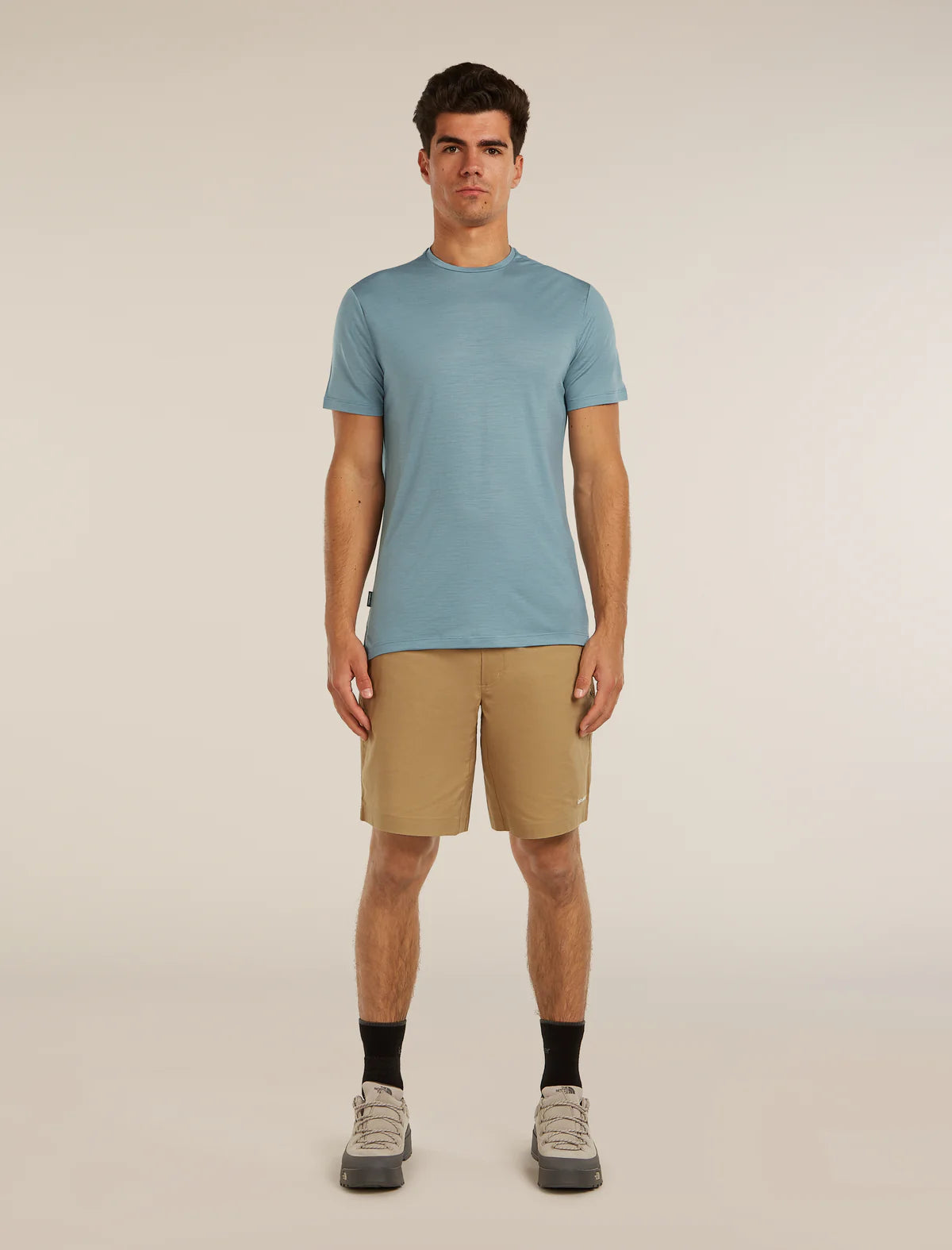 Icebreaker Merino Blend 125 Cool-Lite Sphere Short Sleeve T-Shirt (Men's) - Flint Blue