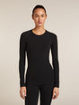 Icebreaker Merino Blend 260 ZoneKnit™ Seamless Long Sleeve Crew Thermal Top (Women's) Icebreaker