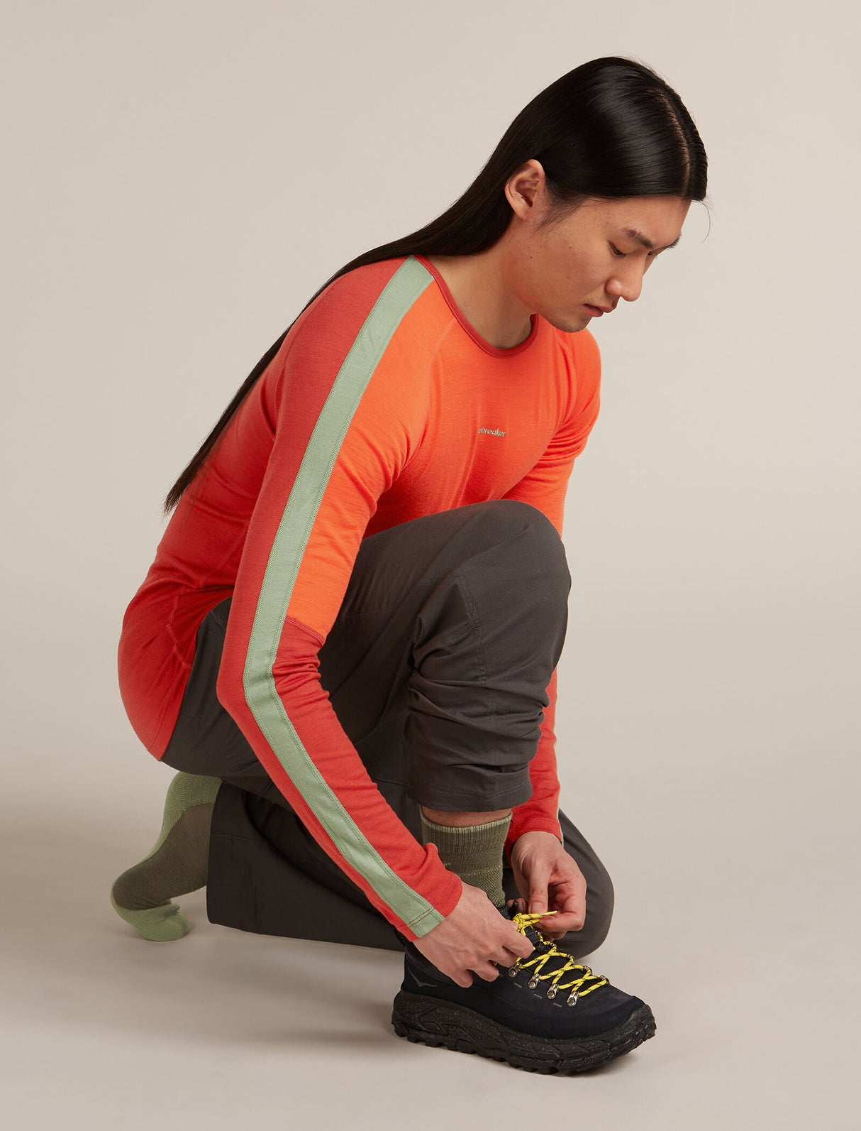 Icebreaker Merino Hike+ Medium Crew Socks (Men's) - Loden/Lichen