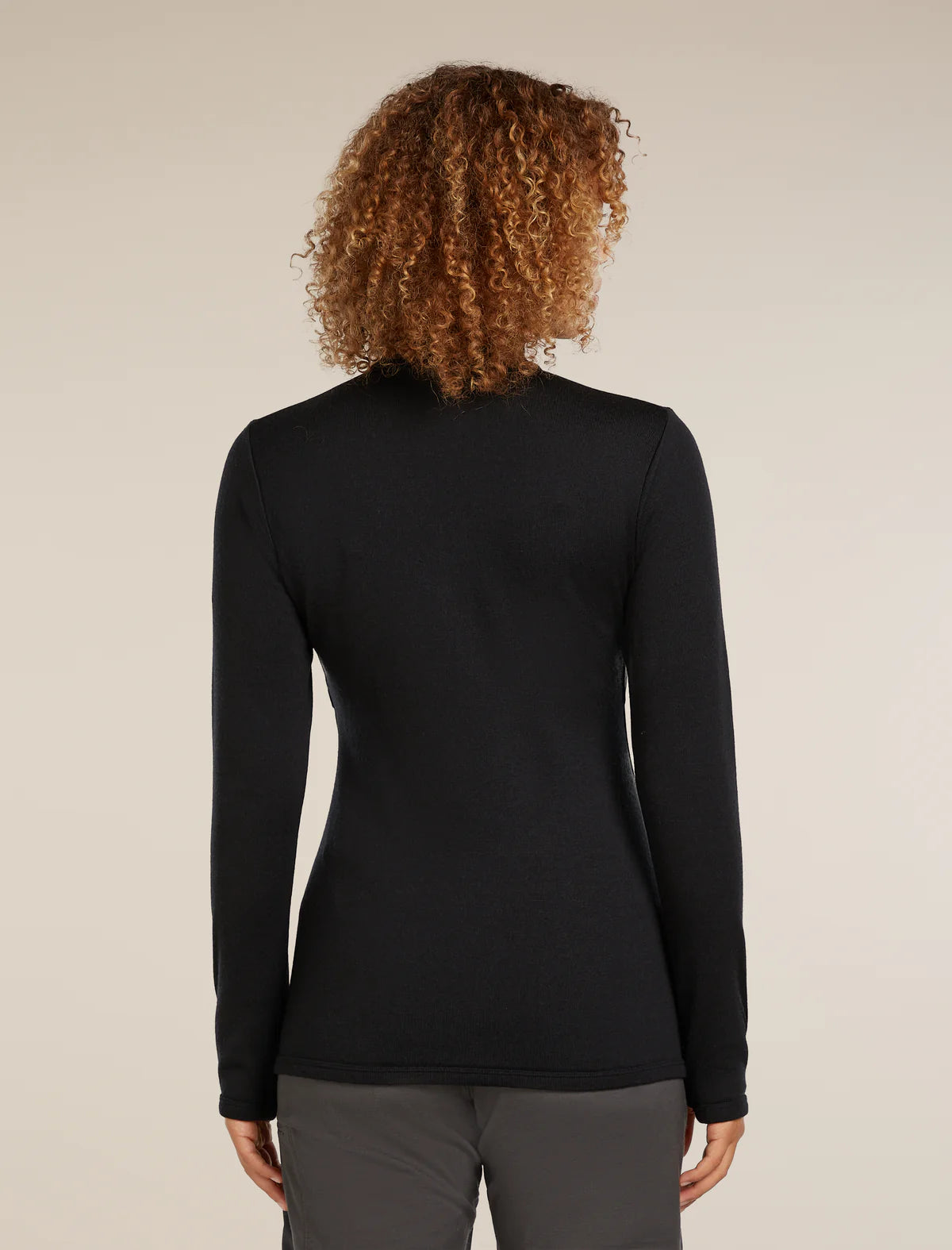 Icebreaker Merino 300 Original Long Sleeve Half Zip Top (Women's) - Black