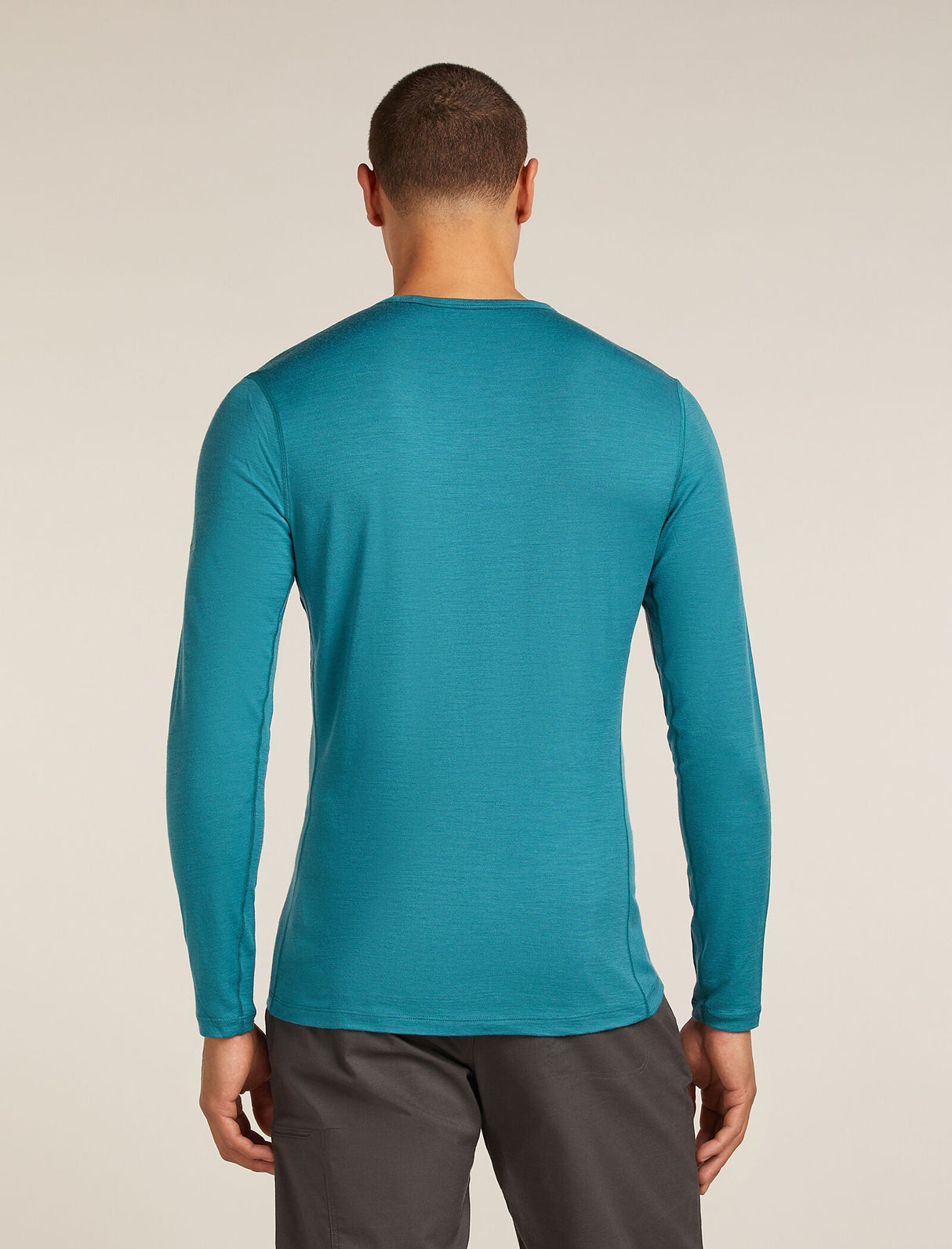 Icebreaker Merino 200 Oasis Long Sleeve Crew Thermal Top Elevation Line (Men's) Icebreaker