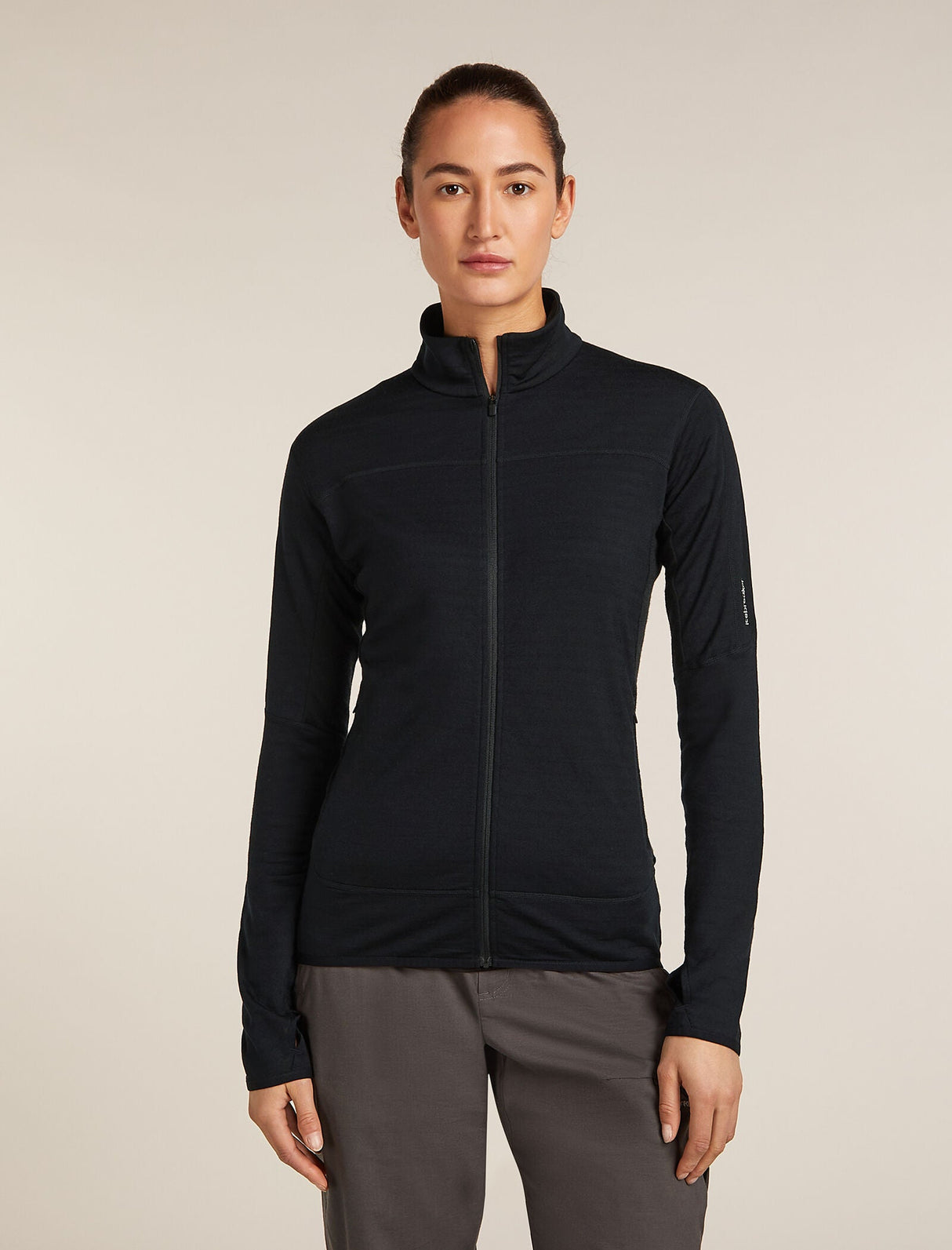 Icebreaker Merino Blend 300 RealFleece™ Descender Long Sleeve Zip Jacket (Women's) Icebreaker