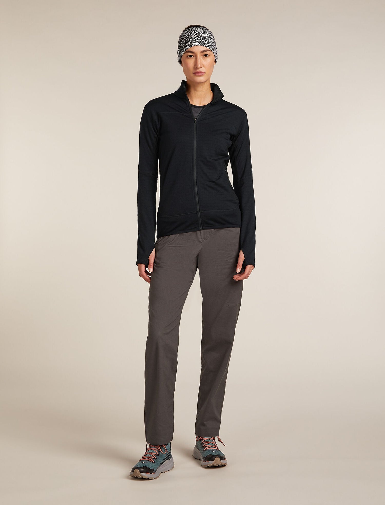Icebreaker Merino Blend 300 RealFleece™ Descender Long Sleeve Zip Jacket (Women's) Icebreaker