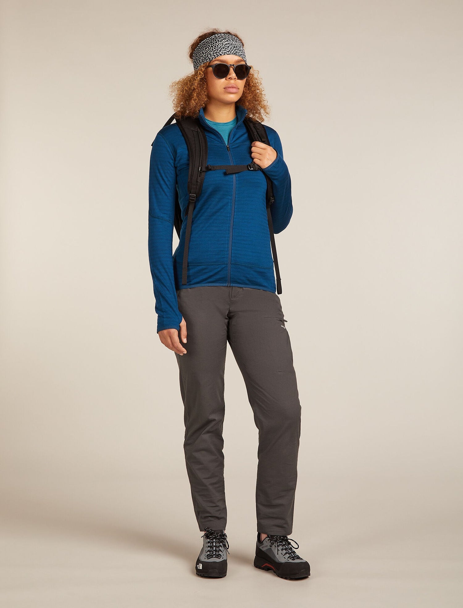 Icebreaker Merino Blend 300 RealFleece™ Descender Long Sleeve Zip Jacket (Women's) Icebreaker