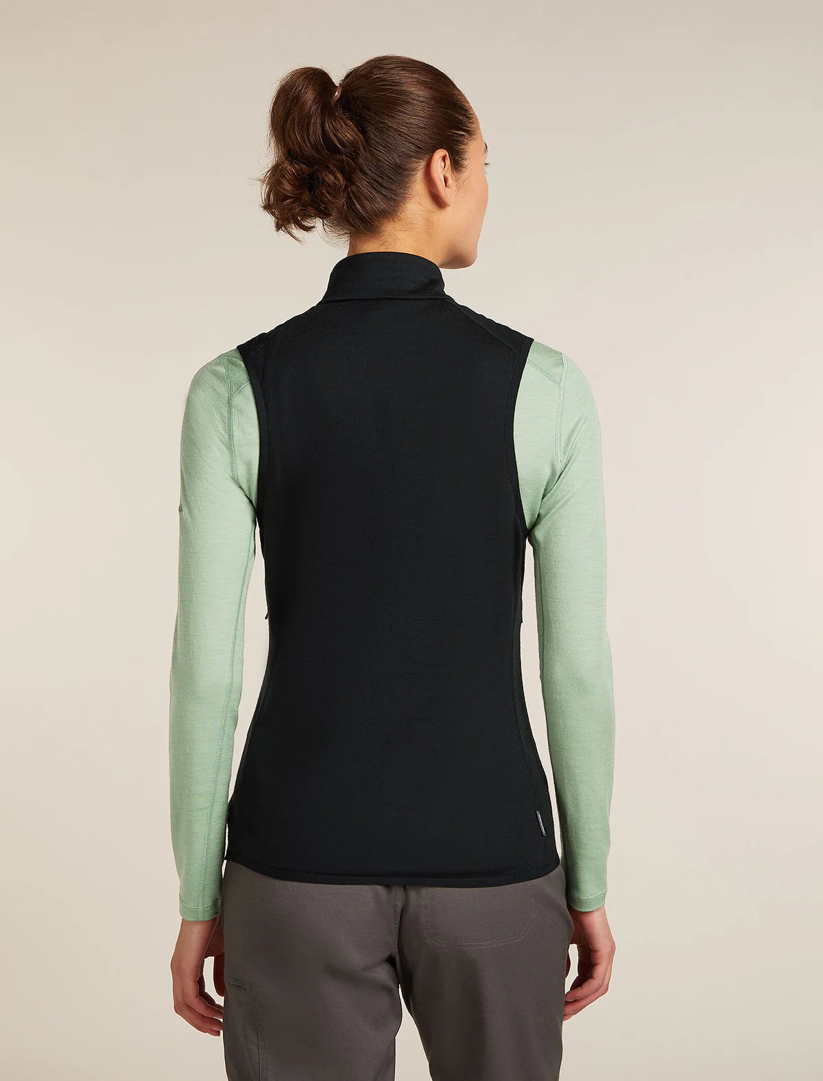 Icebreaker Merino Blend 300 RealFleece Descender Vest (Women's) - Black