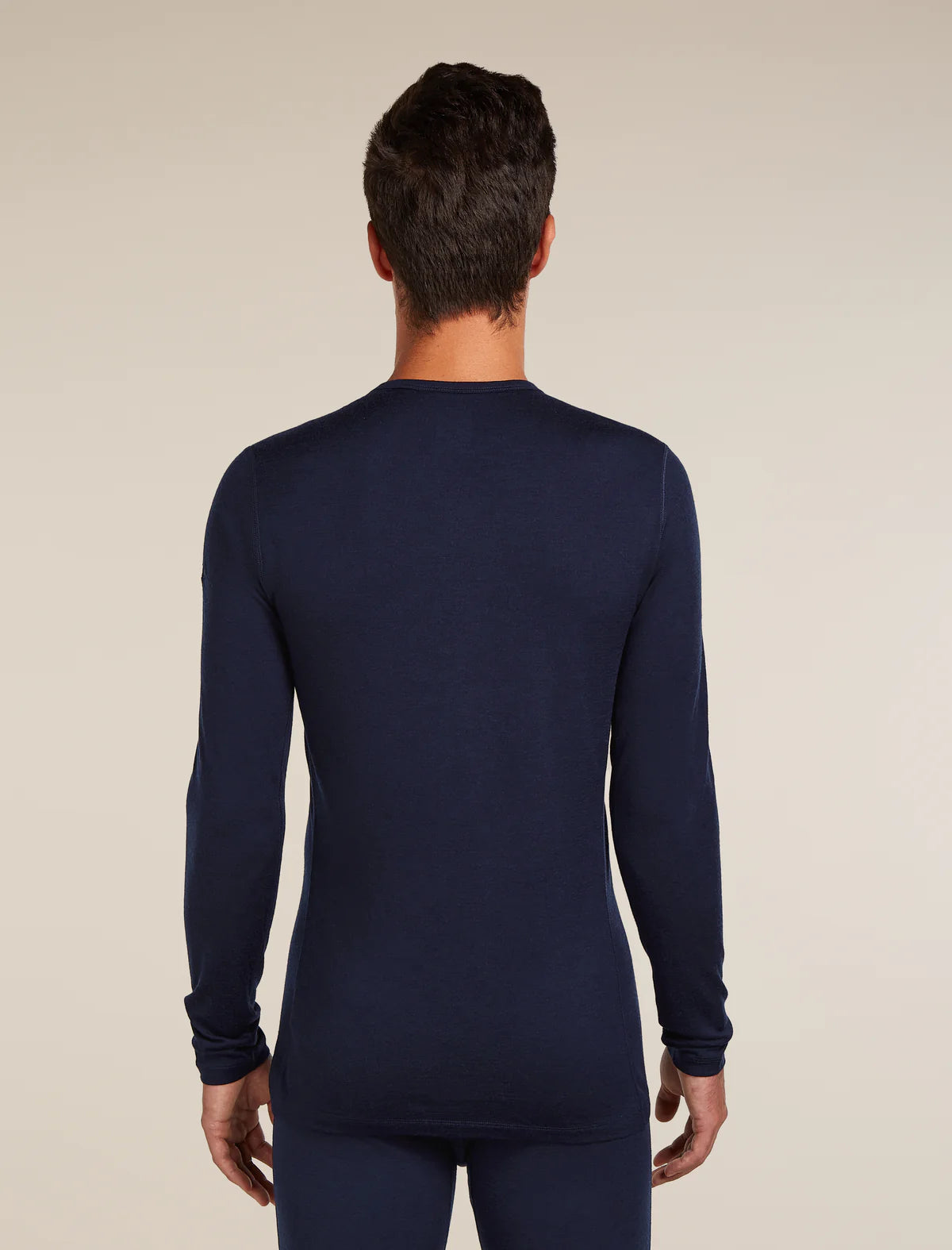 Icebreaker Merino 200 Oasis Long Sleeve Crew Neck Thermal Top (Men's) - Midnight Navy