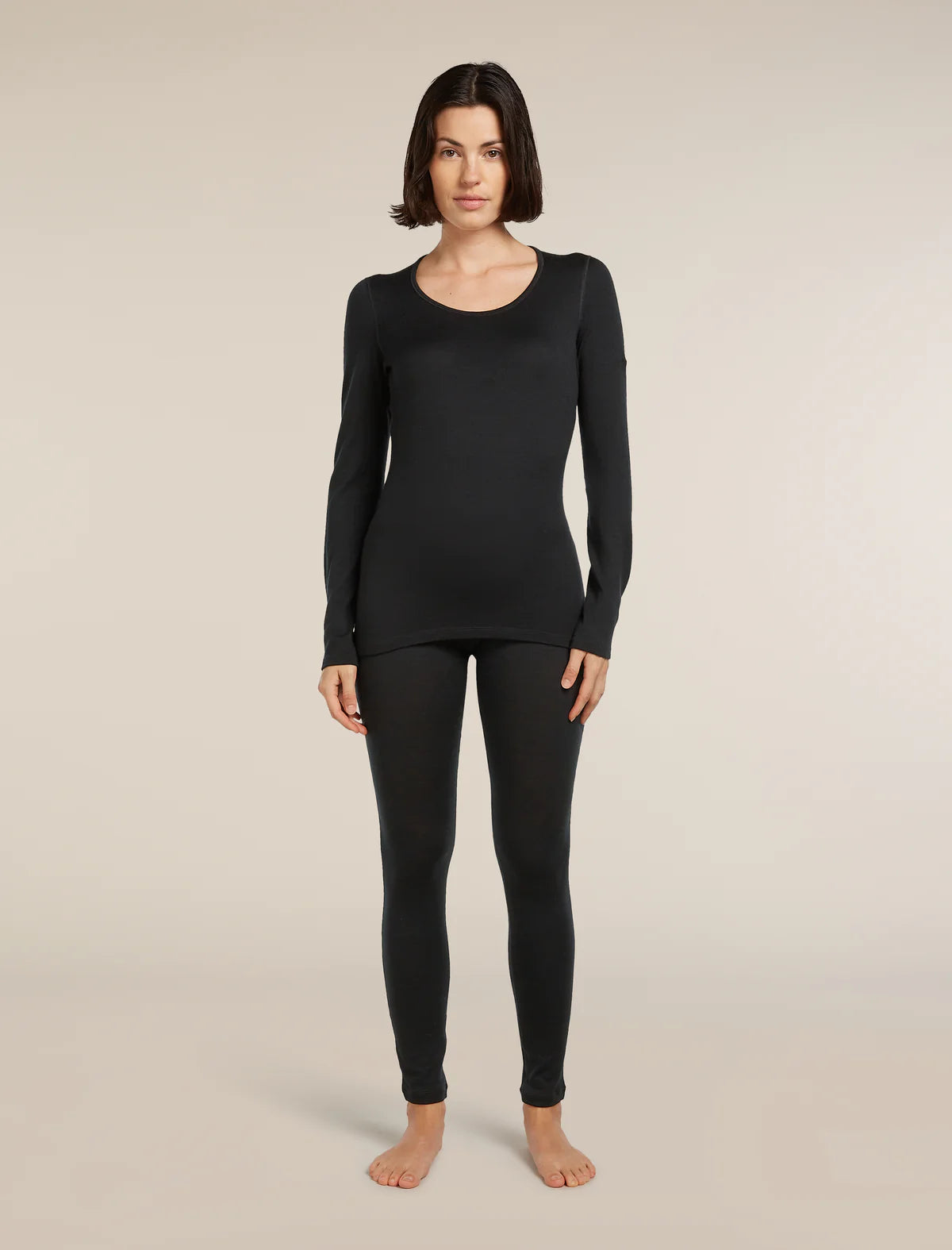 Icebreaker Merino 260 Tech Leggings (Women's) - Black