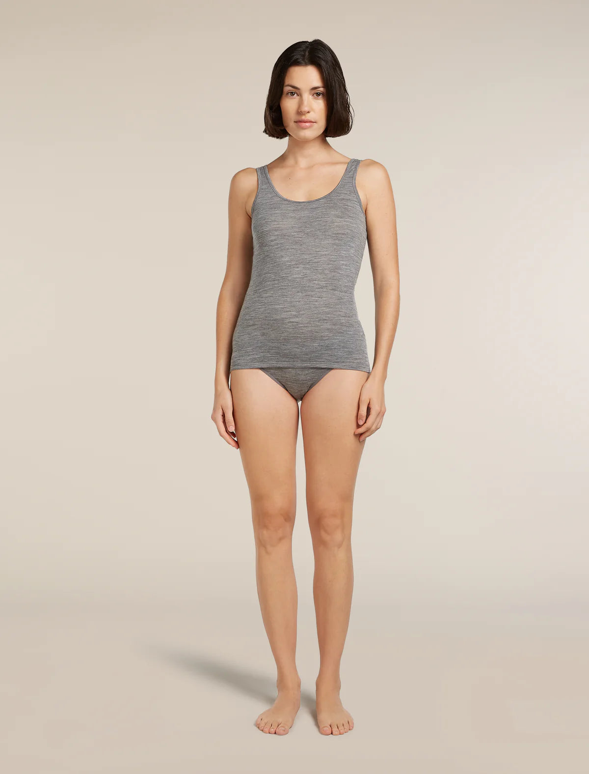 Icebreaker Merino 150 Siren Hipkini (Women's) - Gritstone Heather