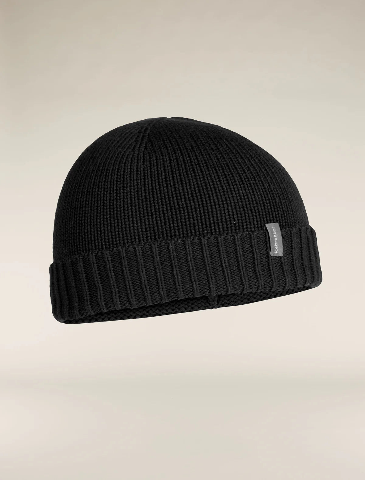 Icebreaker Vela Cuff Beanie (Unisex) - Black