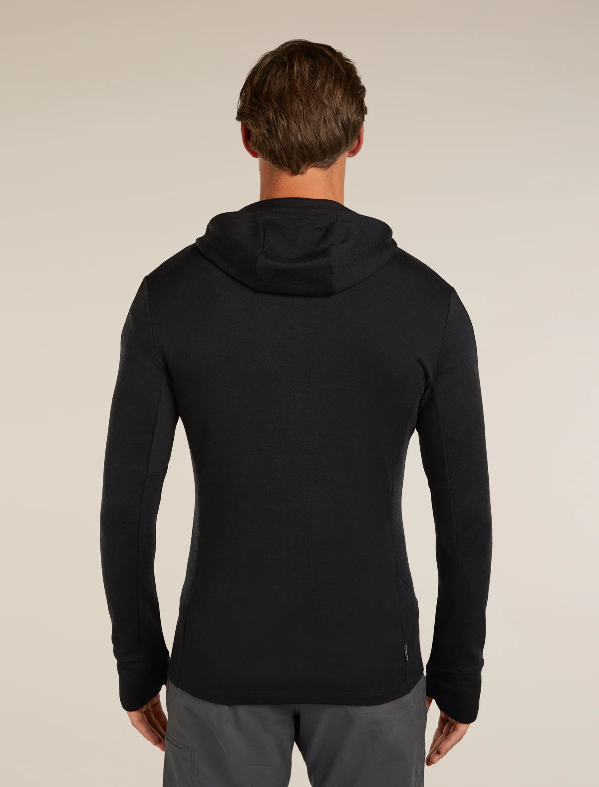 Icebreaker Merino 260 Quantum Long Sleeve Zip Hoodie (Men's) - Black