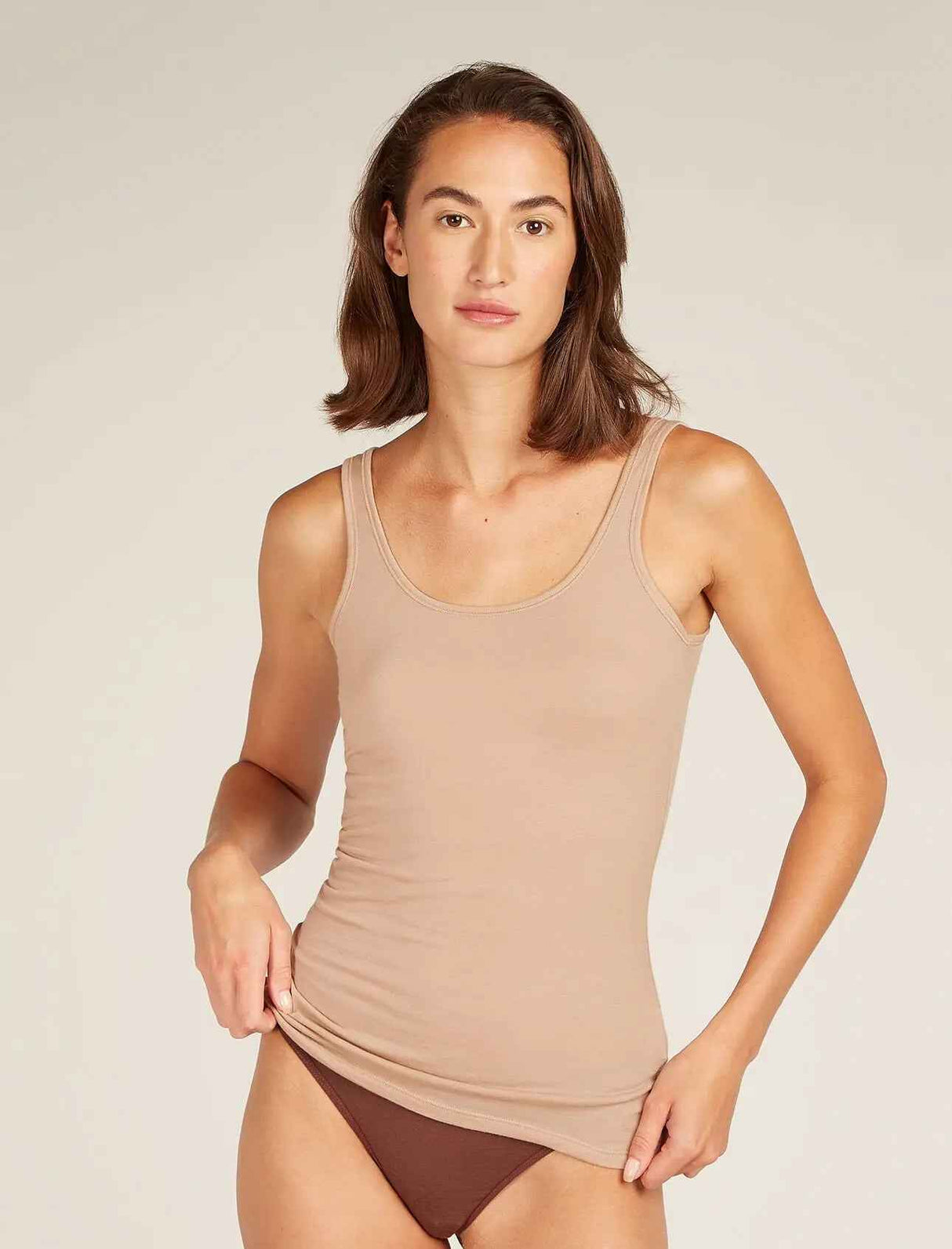 Icebreaker Merino 150 Siren Tank (Women's) - Praline