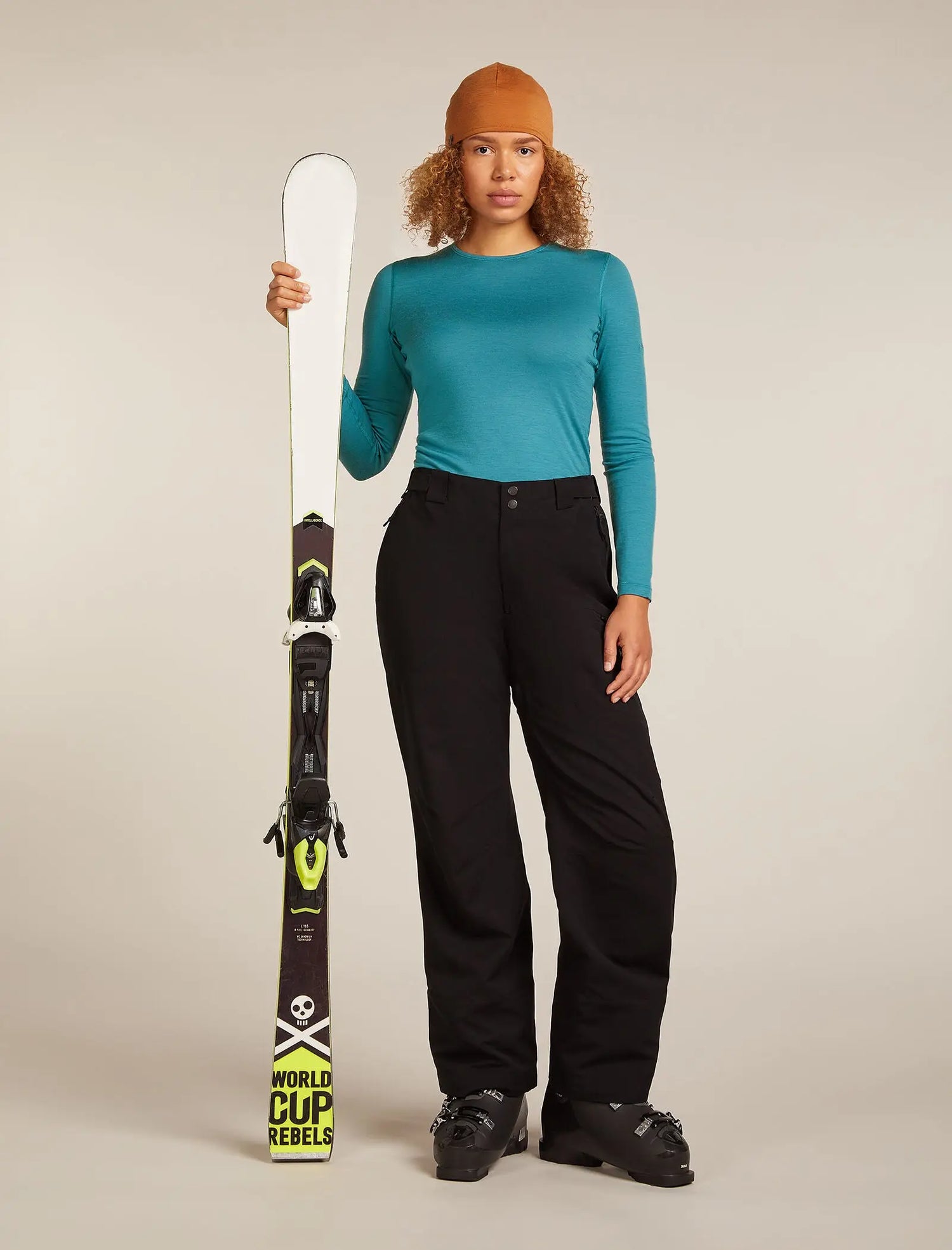 Icebreaker Merino 200 Oasis Long Sleeve Crewe Thermal Top (Women's) Icebreaker