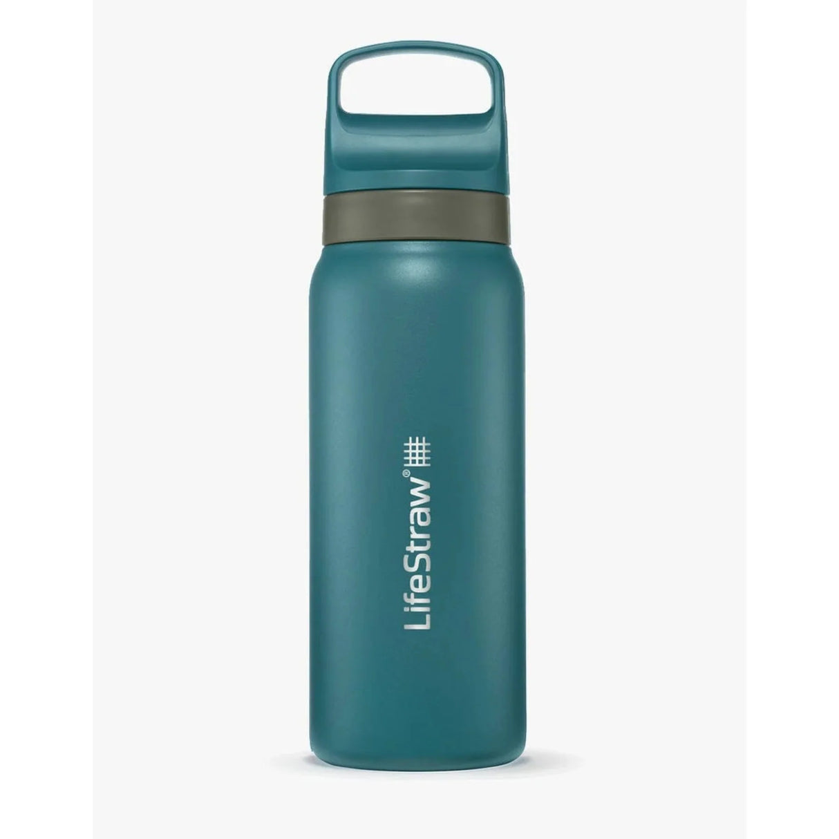 LifeStraw Go 2.0 Stainless Steel Water Filter Bottle (700ml) - Tundra