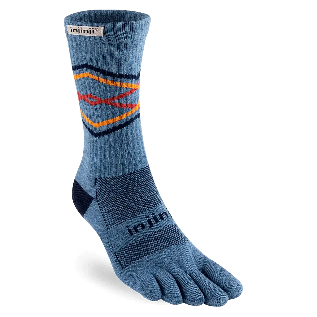 Injinji Trail 2.0 MW Crew Toesocks (Unisex) Injinji