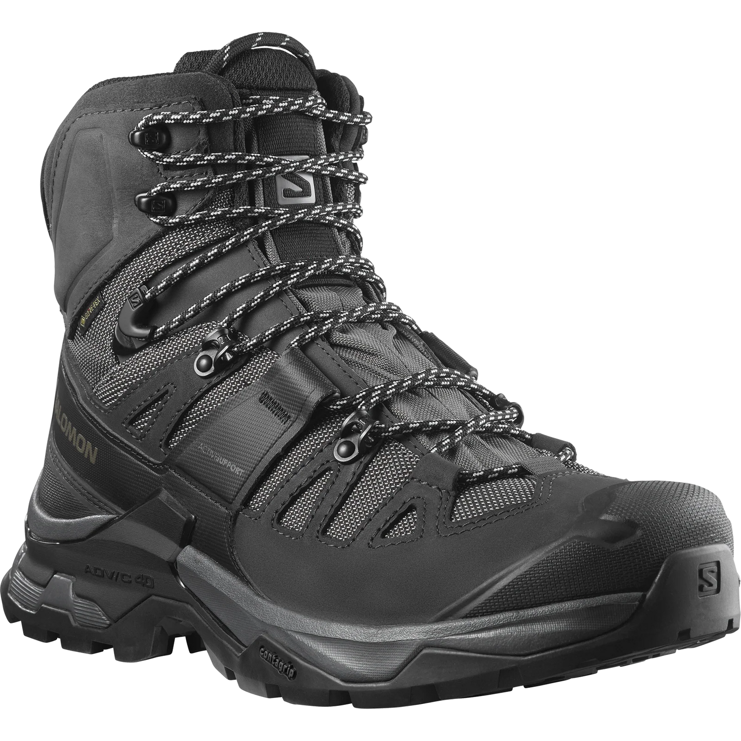 Salomon Quest 4 GORE-TEX (Men's) - Magnet/Black/Quarry Salomon