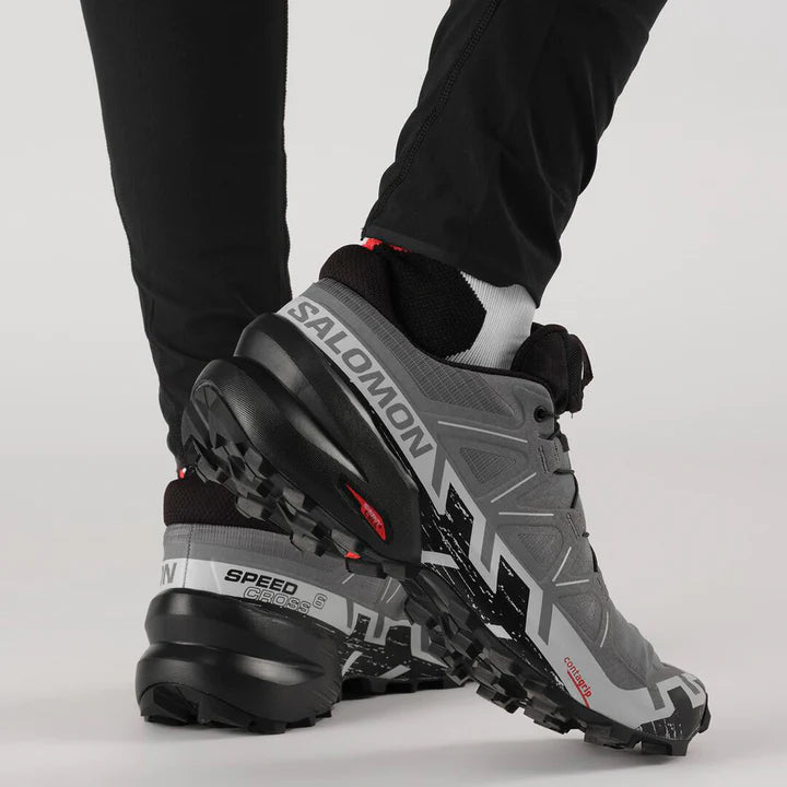 Salomon Speedcross 6 Shoes (Men's) Quiet Shade/Black/Pearl Blue - Find Your Feet Australia Hobart Launceston Tasmania