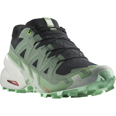 Salomon Speedcross 6 Shoes (Women's) Black / Laurel Wreath / Green Ash Salomon