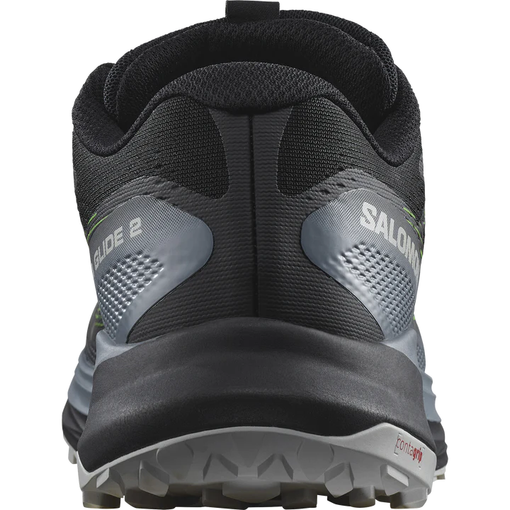 Salomon Ultra Glide 2 Shoes (Men's) Black / Flint Stone / Green Gecko - Find Your Feet Australia Hobart Launceston Tasmania