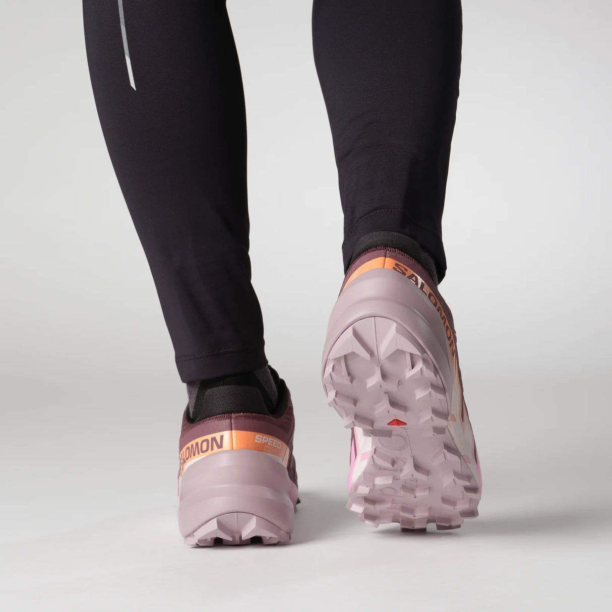 Salomon Speedcross 6 (Women's) - Catawba Grape/Papaya/Deauville Mauve - Pink - Purple - White - Orange