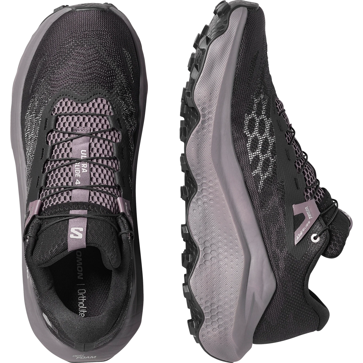 Salomon Ultra Glide 4 Shoes (Men's) - Black/Dark Gull Grey/Silver Cloud