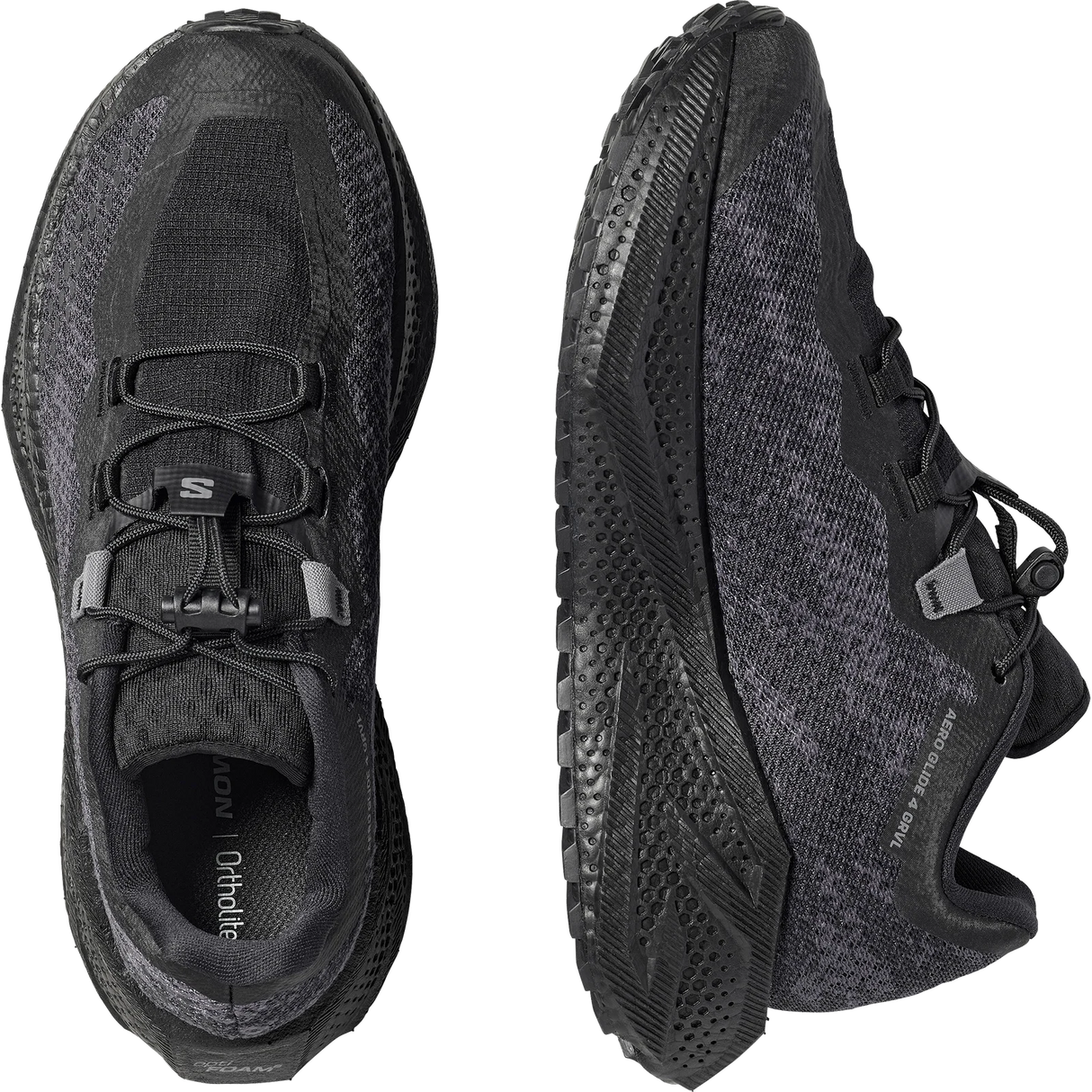 Salomon Aero Glide 4 GRVL Shoes (Women's) - Black/Asphalt/Black