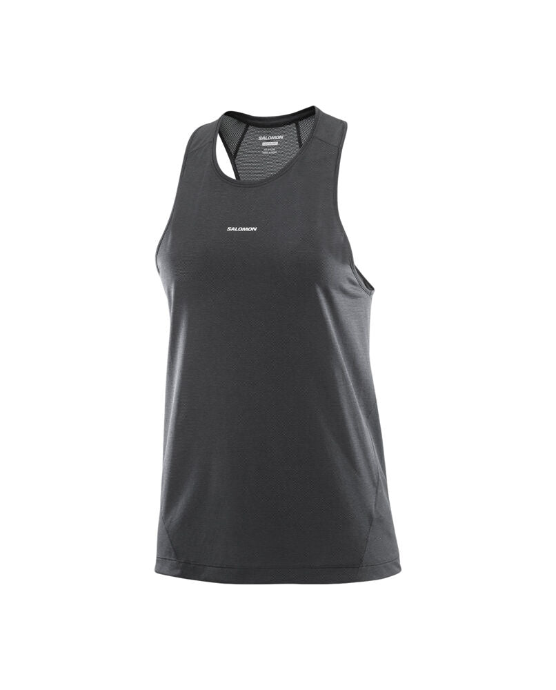 Salomon Shakeout Core Tank (Women's) - Deep Black