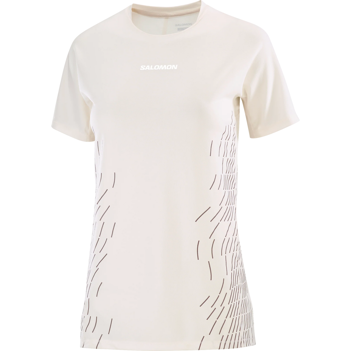 Salomon Sense Aero Short-Sleeve Tee GFX (Women's) - Whisper White