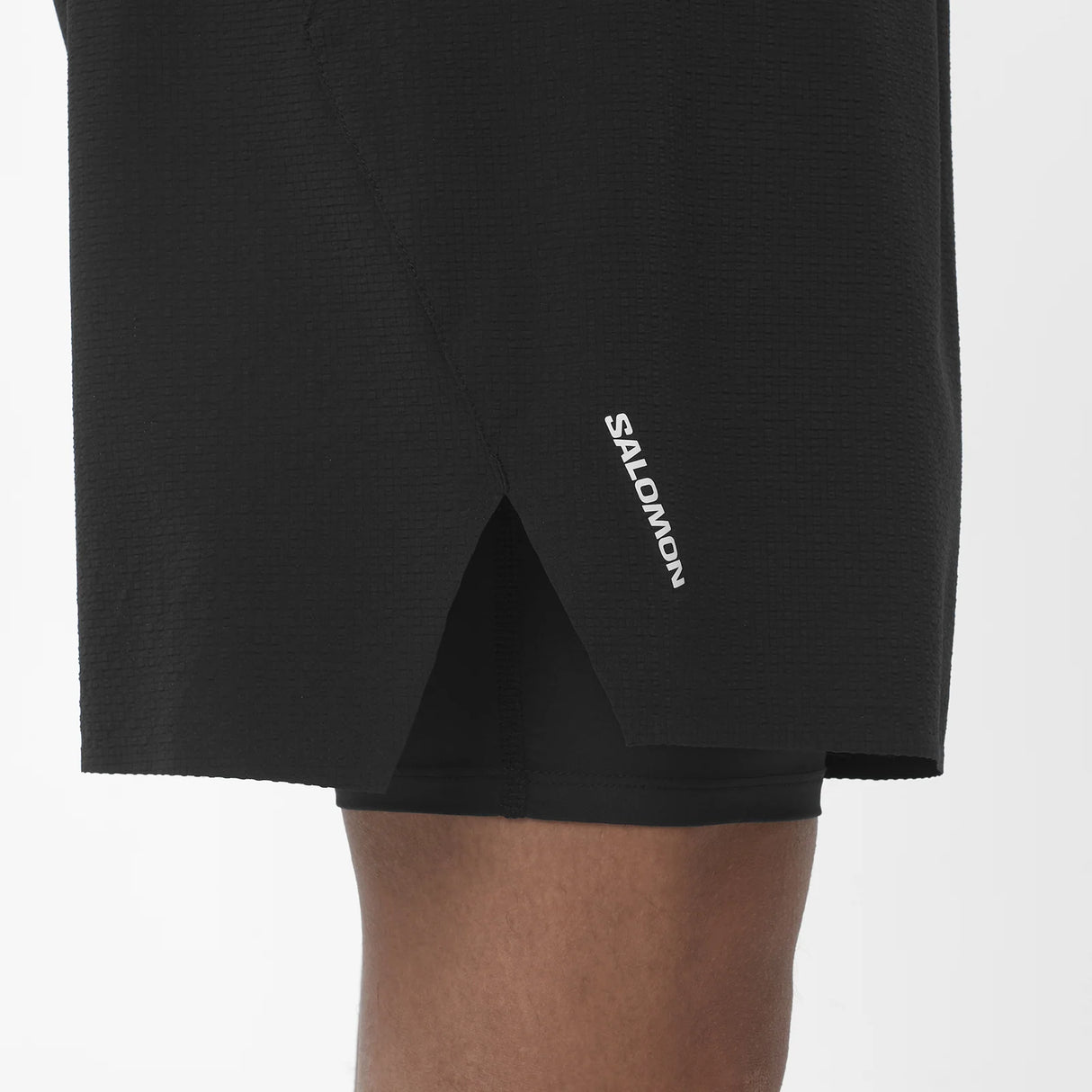 Salomon Sense Aero 2 In 1 5" Trail Shorts (Men's) - Deep Black