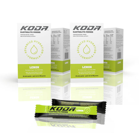 KODA Electrolyte Powder - 20 Sticks - 4 Pack Koda