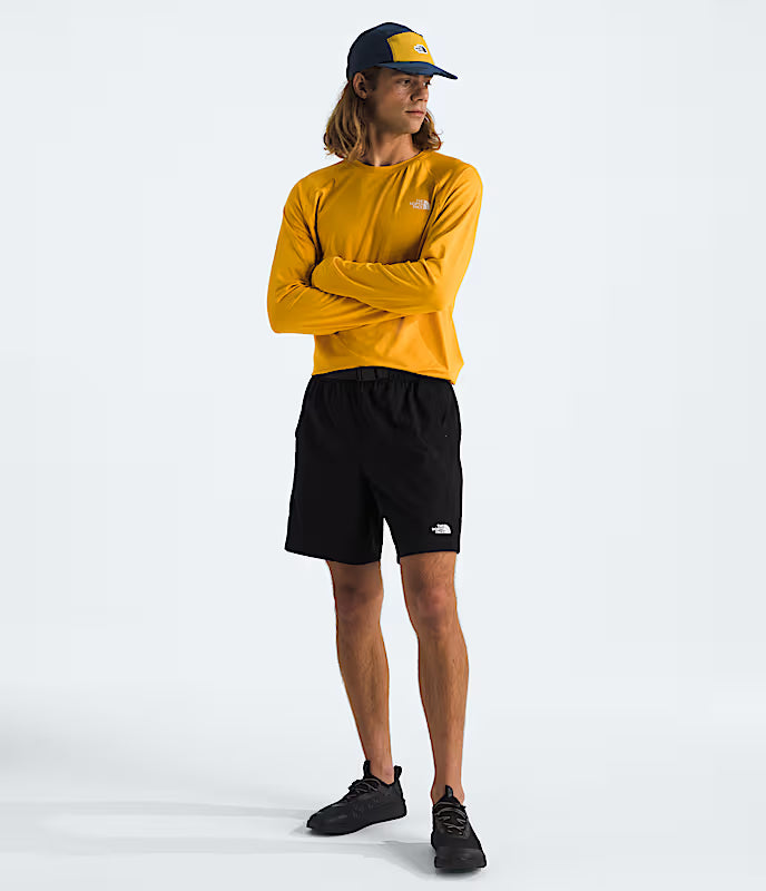 The North Face Class V Pathfinder Belted 7'' Shorts (Men's) - TNF Black