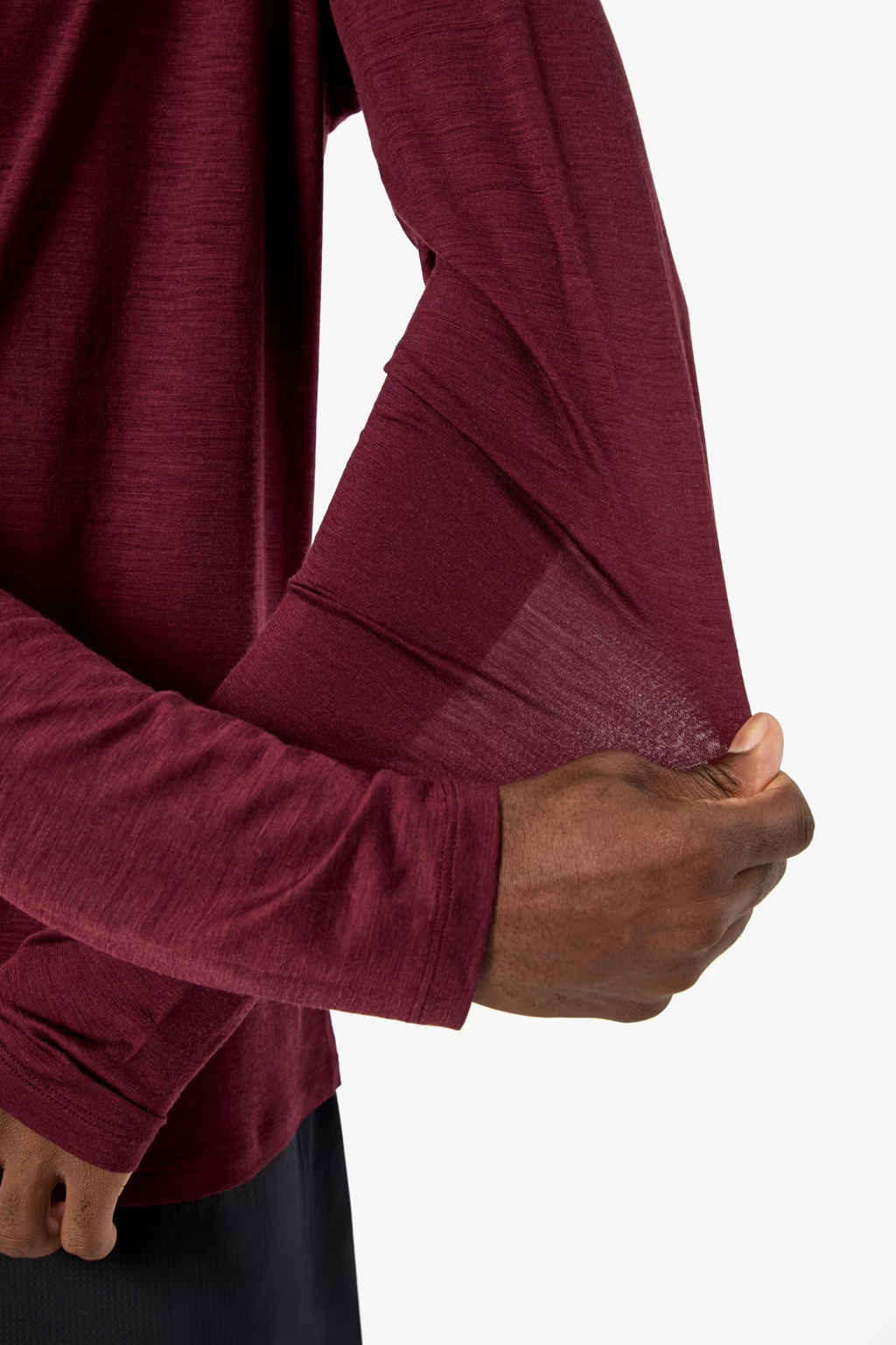 NNormal Merino Long Sleeve 02 (Men's) - Burgundy