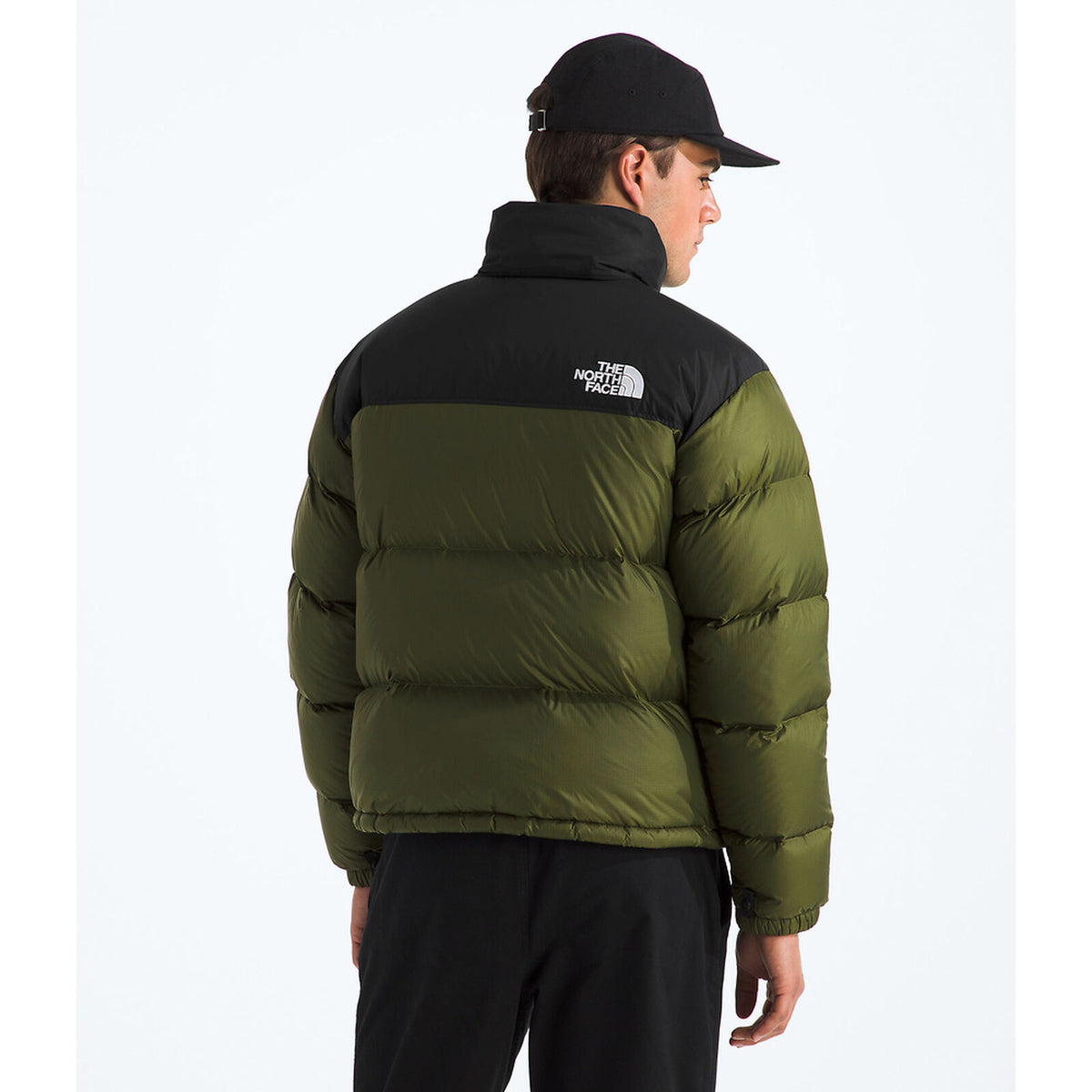 - The North Face 1996 Retro Nuptse Jacket (Men's) - Woodland Green/TNF Black