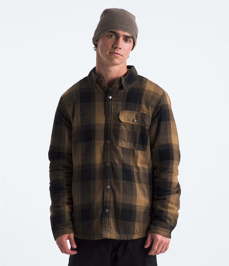 The North Face Campshire Fleece Shirt (Men's) - Utility Brown TNF Shadow Plaid The North Face