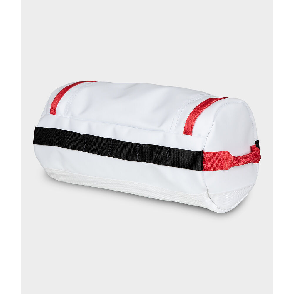 The North Face Base Camp Travel Canister Small - TNF White/TNF Black/Elevation Red