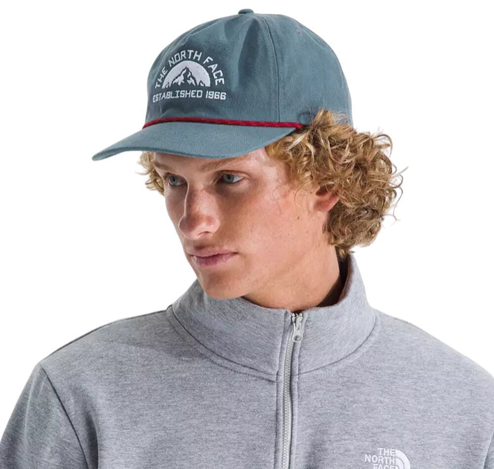 The North Face Norm 5-Panel Hat - Granite Grey/Established 1966 Graphic