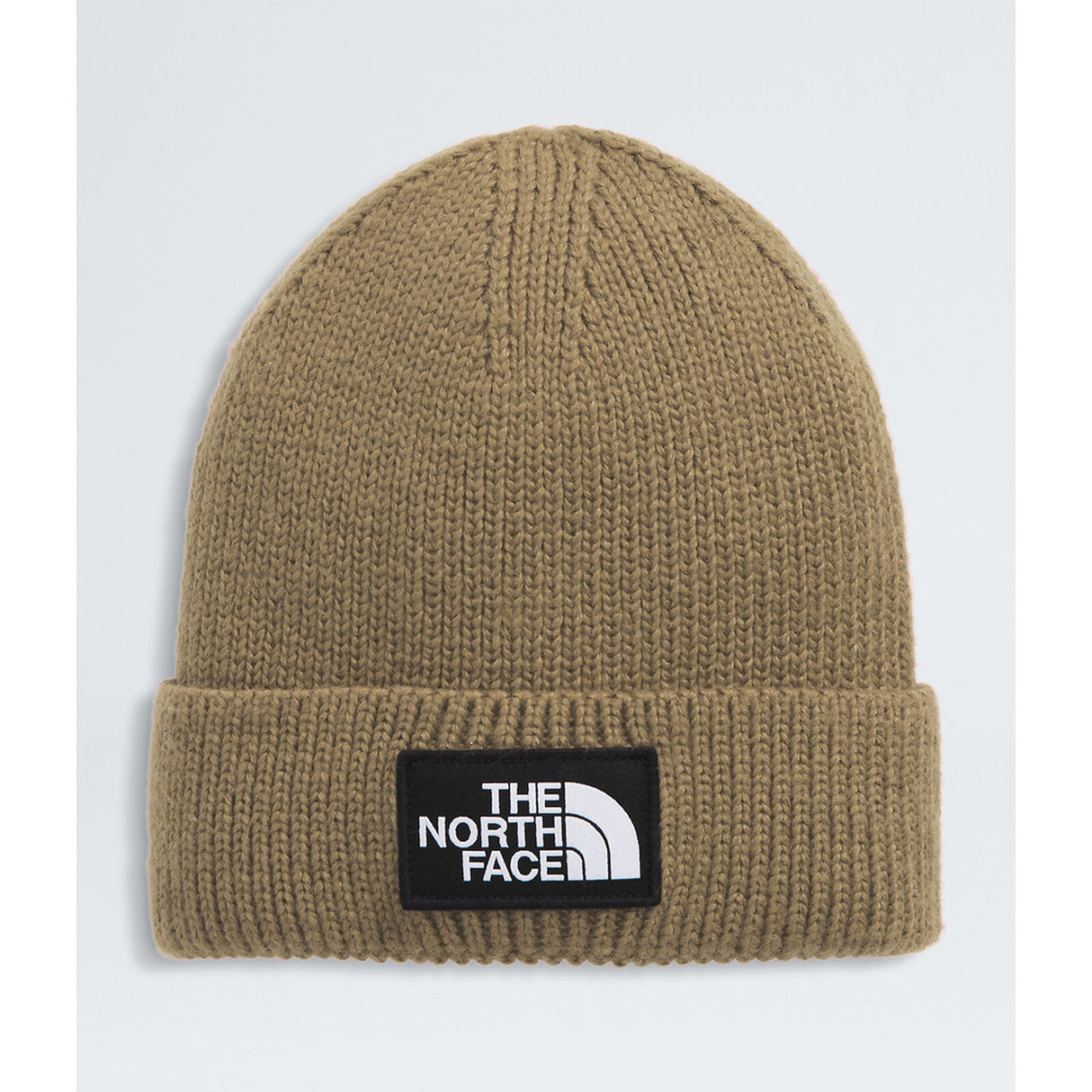 The North Face TNF Logo Box Cuffed Beanie - Cedar