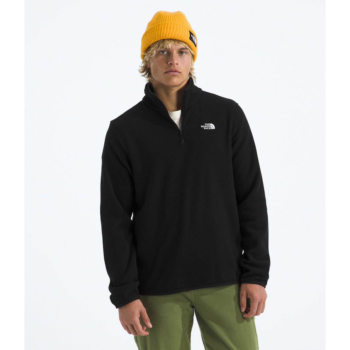 The North Face Glacier Fleece 1/4 Zip Jacket (Men's) - TNF Black