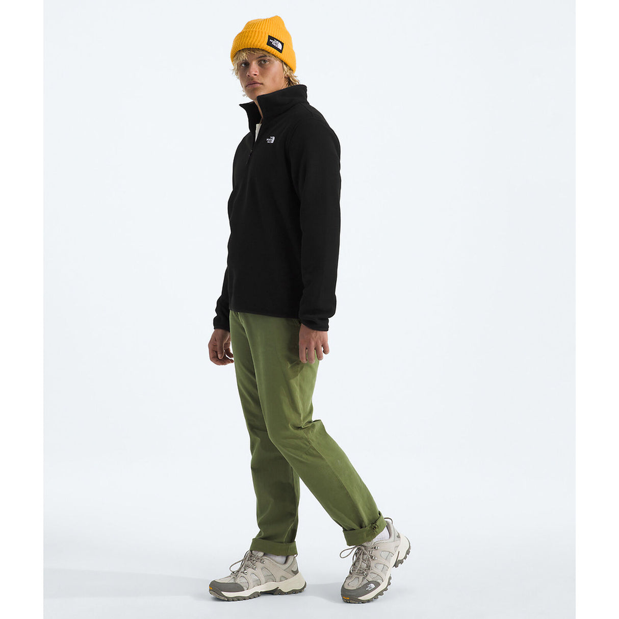 The North Face Glacier Fleece 1/4 Zip Jacket (Men's) - TNF Black