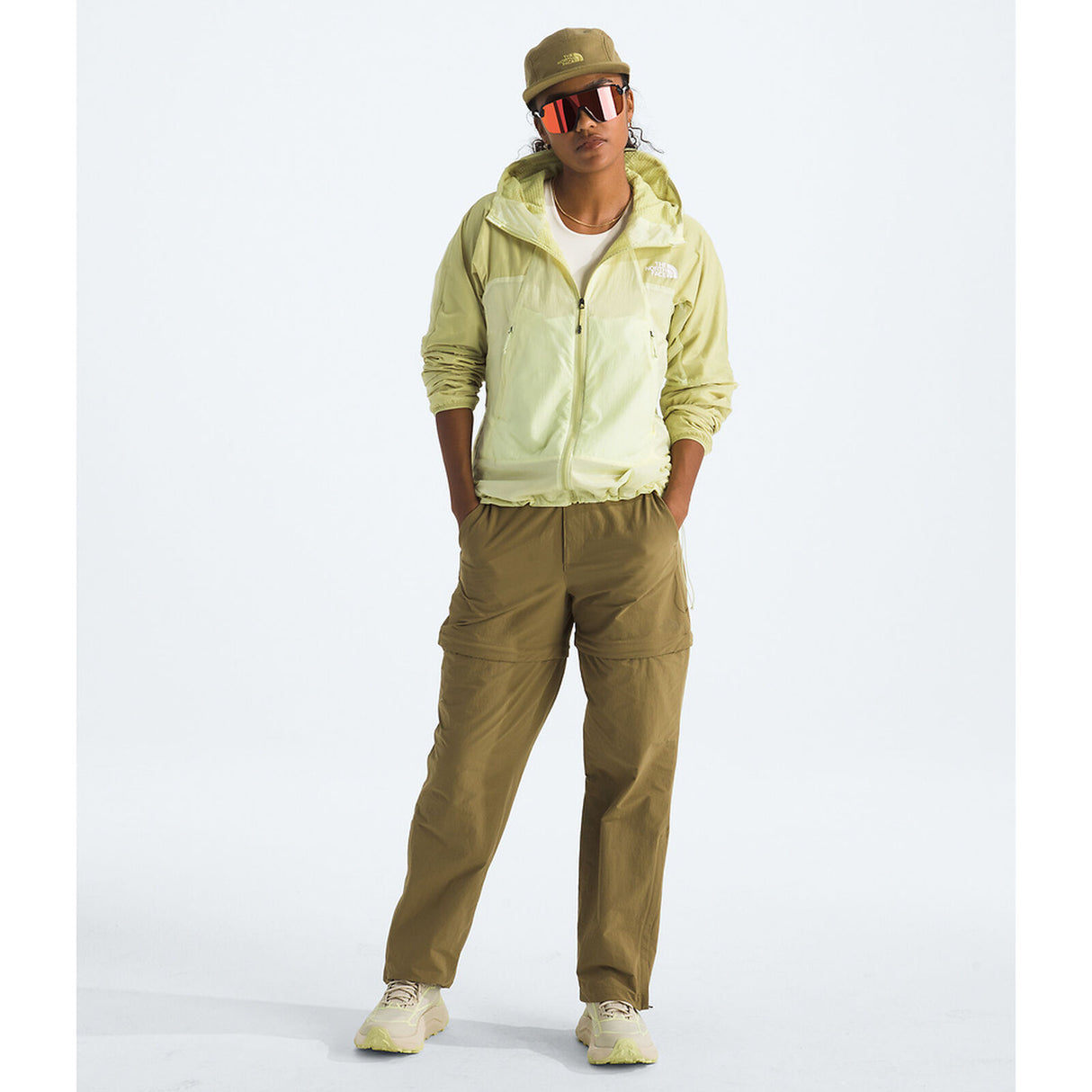 The North Face Ridgelite FUTUREFLEECE™ Wind Jacket (Women's) - Lemon Mist/Pear