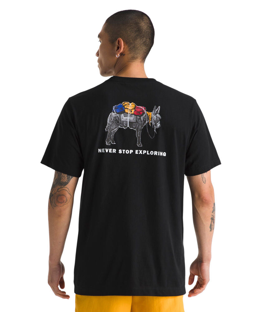 The North Face Evolution Pack Short Sleeve Graphic Tee (Men's) - TNF Black