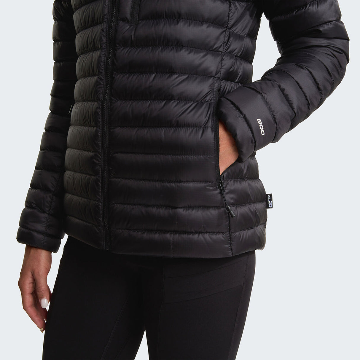 The North Face Bettaforca Lightweight Down Hooded Jacket (Women's) - TNF Black