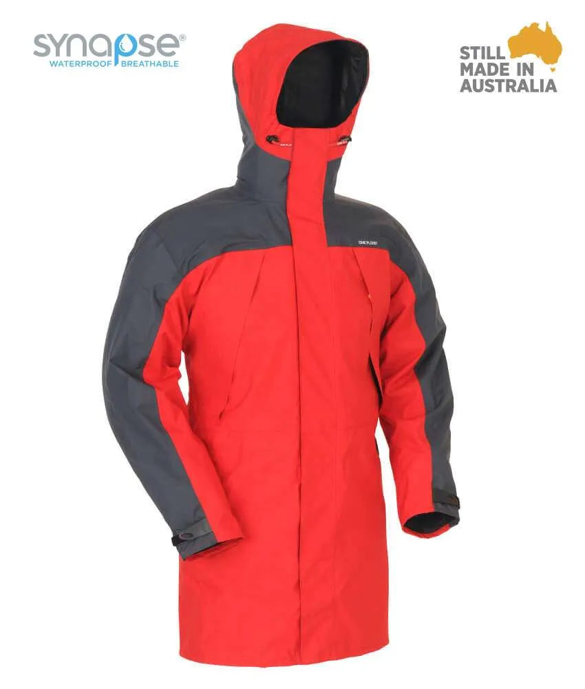 - One Planet Torrent Jacket (Men's) - Red/Charcoal