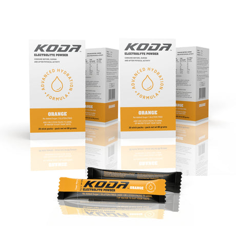 KODA Electrolyte Powder - 20 Sticks - 4 Pack Koda